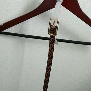 New York & Company Leopard Print Belt